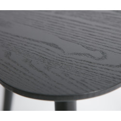 Tables gigognes bois noir style scandinave NILA