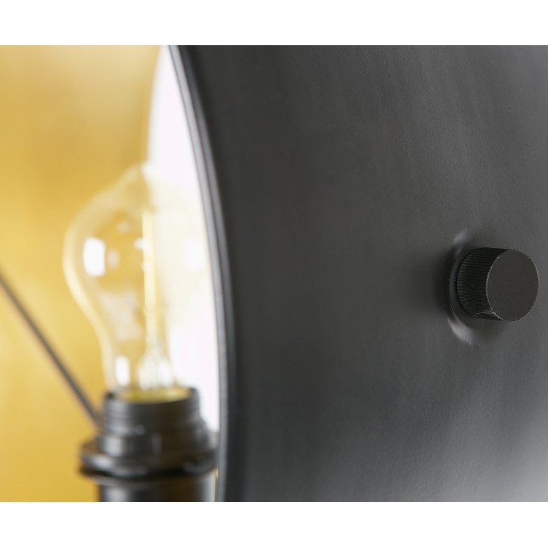 Lampadaire métal noir style antique HOTAL