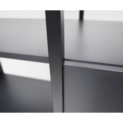 Bibliothèque design bois métal LEGACY