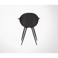Chaise de salle a manger design pieds metal POZETTE - Label 51