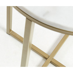 Meuble TV bas design bois et pieds métal TARA - 160cm