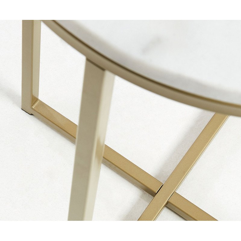 Meuble TV bas design bois et pieds métal TARA - 160cm