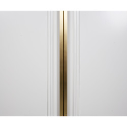 Grande armoire bois massif et laiton CLOUD - BePureHome
