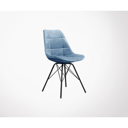 Chaise design velours BORA - Red Cartel