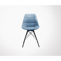 Chaise design velours BORA - Red Cartel