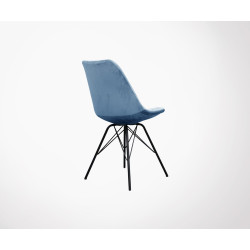 Chaise design velours BORA - Red Cartel