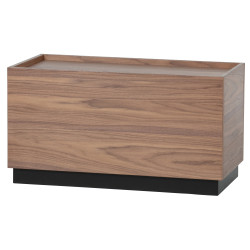 Table basse cube en bois de pin massif, marque Vtwonen