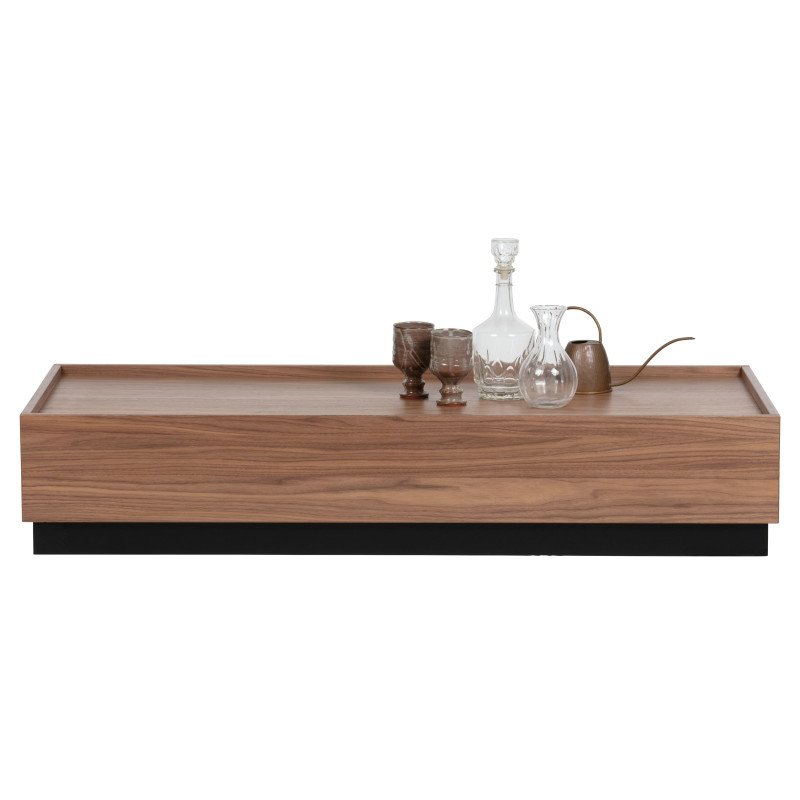 Table basse rectangulaire style moderne bois massif, marque Vtwonen