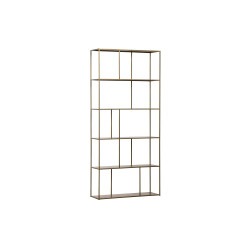 Etagère design style art déco en laiton vieilli, marque Be Pure Home