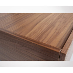 Table basse bois massif forme cube 82x82cm, marque Vtwonen