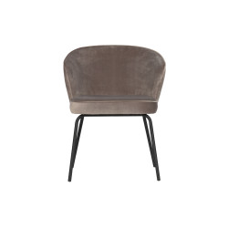 Chaises modernes en velours HASH