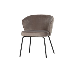 Chaises modernes en velours HASH