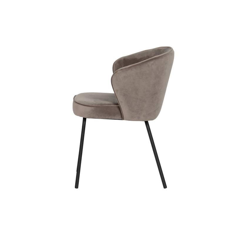 Chaises modernes en velours HASH