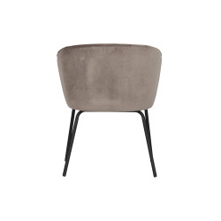 Chaises modernes en velours HASH