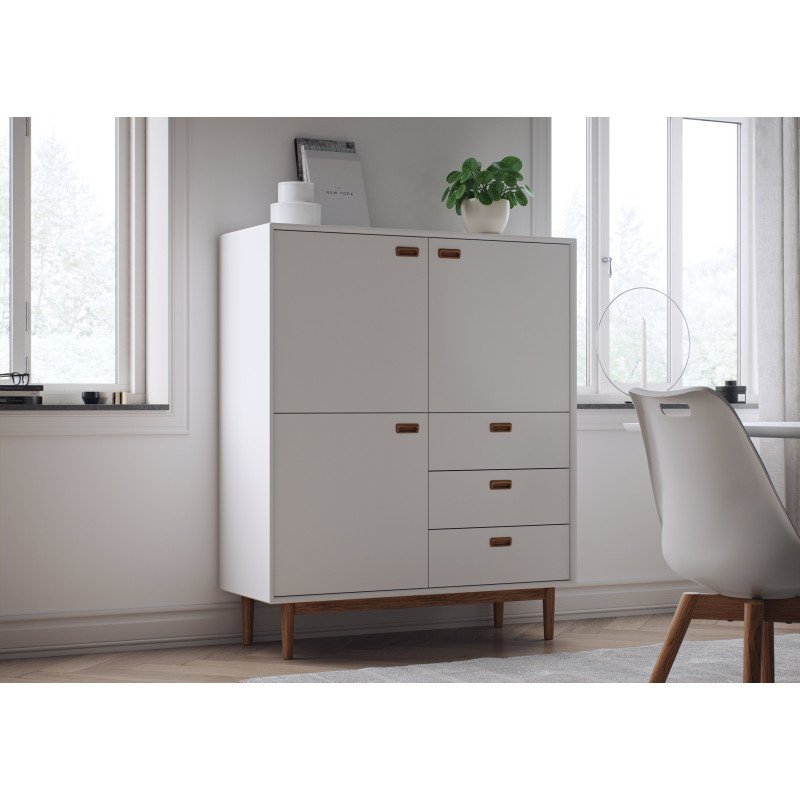 Buffet haut scandinave 3 portes-VIA