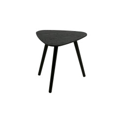 Tables gigognes bois noir style scandinave NILA