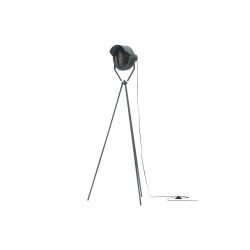 Lampadaire industriel métal gris béton LESTER