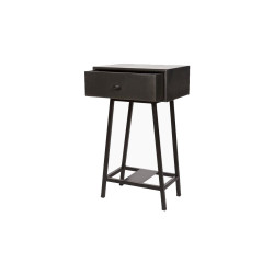 Table d'appoint vintage bois vieilli SKYBOX - BePureHome