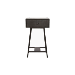 Table d'appoint vintage bois vieilli SKYBOX - BePureHome