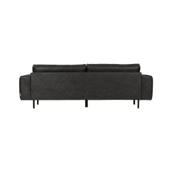 Canapé aspect cuir 3 places REBOUND - Woood