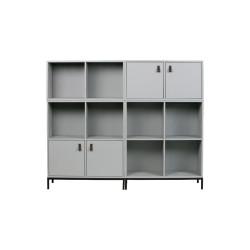 Petite bibliothèque design bois 81cm LOWA