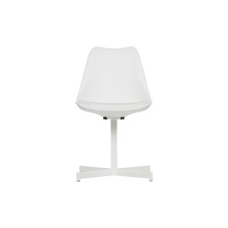 Lot 2 chaises design pied tulip FLOW