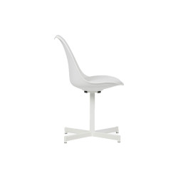 Lot 2 chaises design pied tulip FLOW