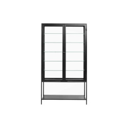 Buffet vitrine 2 portes métal MONDO - Nordal