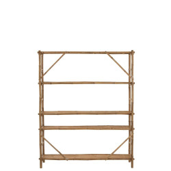 Etagère 5 étages en bambou BEN - J-line