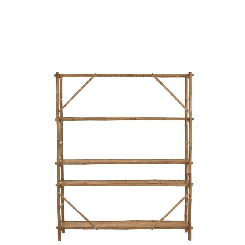 Etagère 5 étages en bambou BEN - J-line