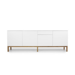 Buffet bas 3 portes scandinave-PAPILO