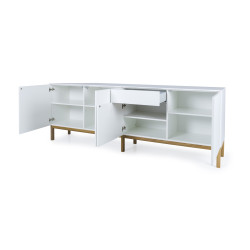 Buffet bas 3 portes scandinave-PAPILO