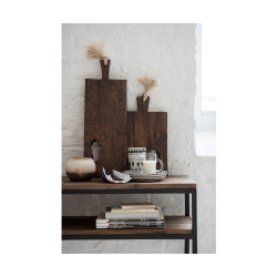 Console 2 étages en bois et métal ALBERT - J-line