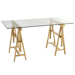 Bureau verre industriel-GRAZI