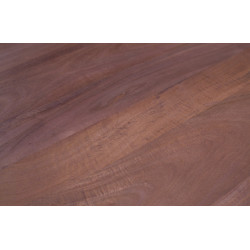 Table à manger ronde 120cm vintage en bois MIONE