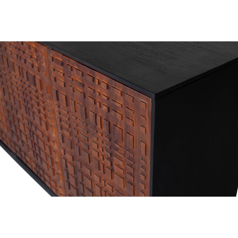 Buffet bas contemporain en bois RUBEN