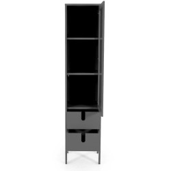 Armoire vitrine 1 porte scandinave-ATA