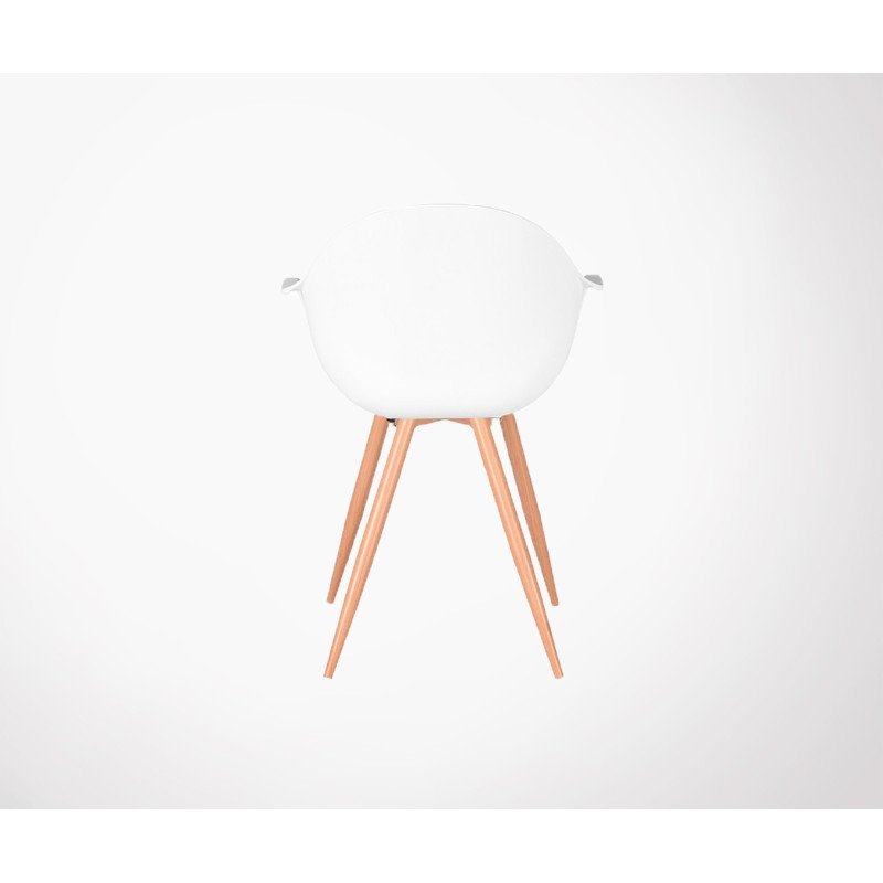 Chaise de salle a manger scandinave pieds bois SIX - Label 51