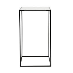 Table haute d'appoint 100cm en marbre FRIZZ