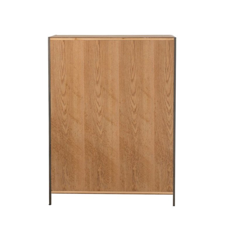 Meuble de rangement en bois et métal ZATI
