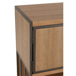 Meuble de rangement en bois et métal ZATI