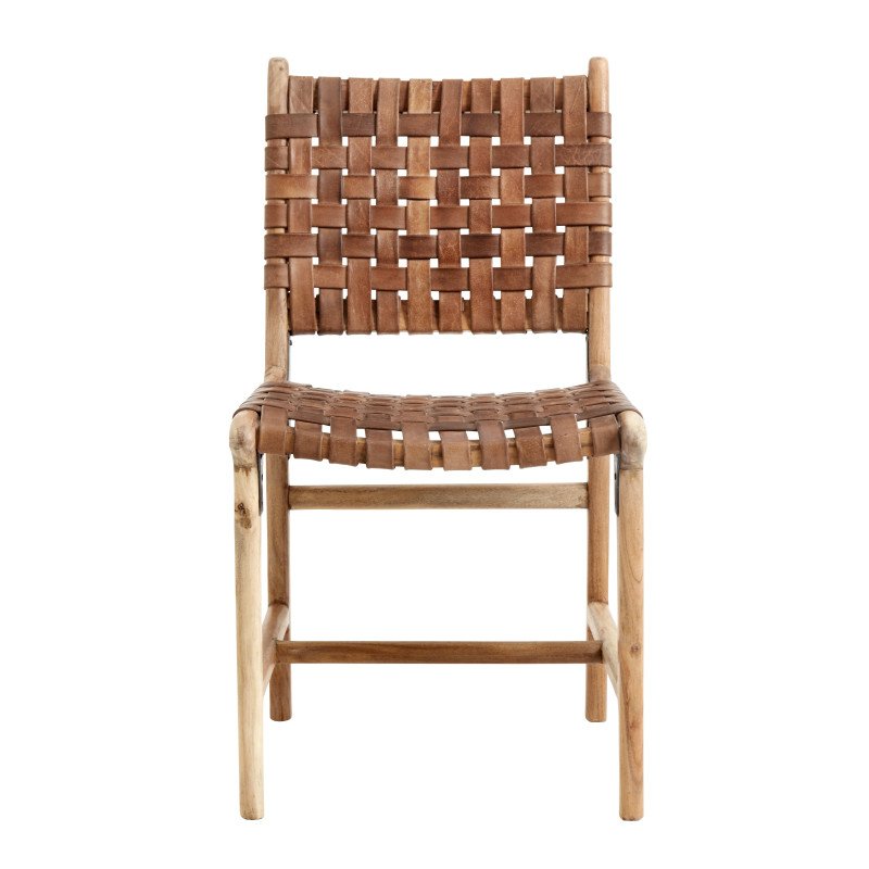 Lot de 2 chaises vintage en cuir APENAS