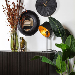 Miroir rond vintage fait à la main- CLAUDE