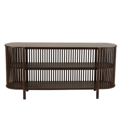 Console 75x160cm 2 étages en bois de manguier DAVID