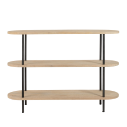 Console 3 étages en bois de manguier IGOIR