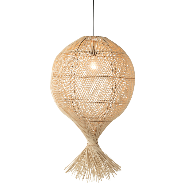 Lampe design en rotin naturel KIMMY