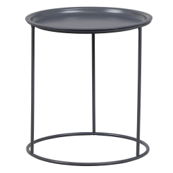 Table ronde d'appoint 40cm en métal LOUPIOTTE