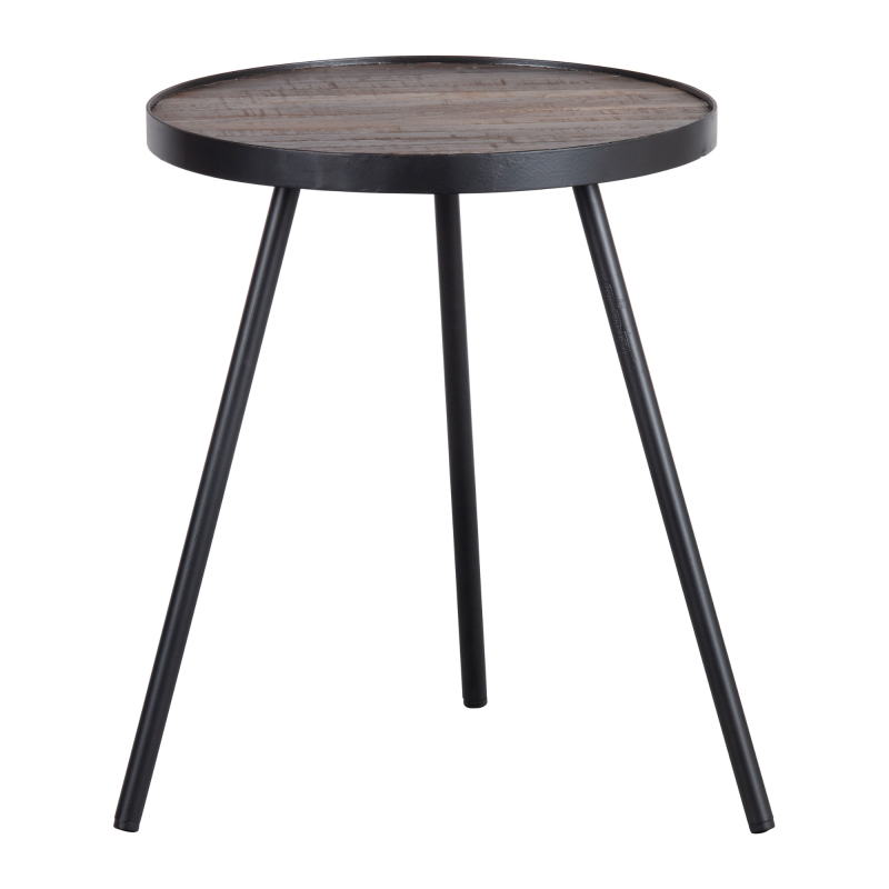 Table gigogne en bois et métal LIZA