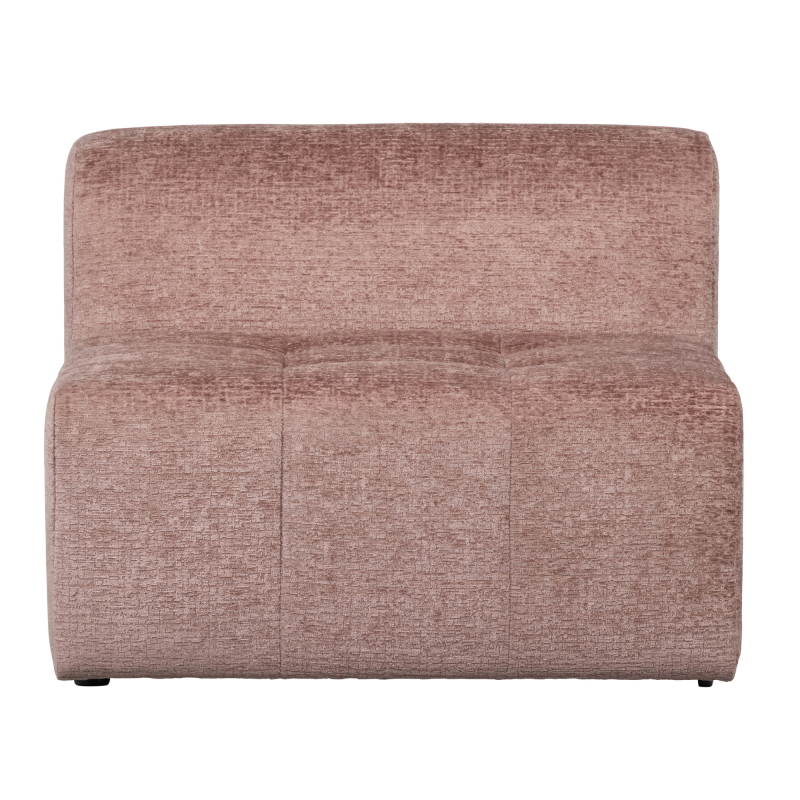 Canapé modulable section fauteuil 1 place en velours