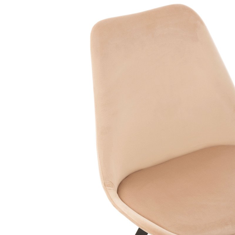 Chaise contemporaine en velours ESSAOUIRA